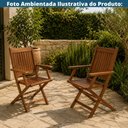 Ver mais imagens de Cadeira Dobrável com Braços Ipanema Mestra em Madeira Eucalipto Polisten Jatobá Outdoor