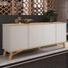Buffet Sala Jantar 190cm 4 Portas Norman EDN Fendi/Freijo - 3