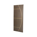 Ver imagem 2 de Folha de Porta Madeira Decorada 210x70cm Espessura 3,5cm Gaúcha MGM Marrom/Carvalho Quebec