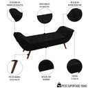 Ver imagem 6 de Cabeceira Cama Box Queen 160cm Provença e Recamier Veneto P02 Sintético Preto - Mpozenato