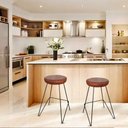 Ver imagem 2 de Kit 4 Banqueta Banco Aço Média Cozinha Bar Balcão 63cm Whisk