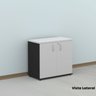 Armário para Escritório Baixo 2 Portas com Chave - 19
