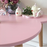Conjunto de Mesa com Uma Cadeira Infantil Borboleta Léia Mdf - 3
