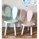 Ver imagem 5 de Conjunto de Mesa com Uma Cadeira Infantil Borboleta Léia Mdf