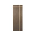 Ver imagem 1 de Folha de Porta Madeira Decorada 210x60cm Espessura 3,5cm Manqueira MGM Marrom/Carvalho Quebec