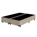 Ver imagem 2 de Cama Box Queen Bipartido King Design Suede Bege 158x198x40