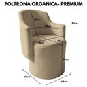 Ver imagem 2 de Jogo 2 Poltrona Orgânica Moderna Confortável Recepção
