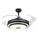 Ver imagem 2 de Ventilador de Teto Pá Retrátil com Controle e Som Bluetooth