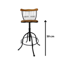 Ver imagem 3 de Kit 4 Unidades de Banquetas Bistrô Minas Rústico