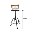 Ver imagem 4 de Kit 4 Unidades de Banquetas Bistrô Minas Rústico