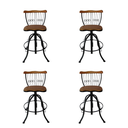 Ver imagem 2 de Kit 4 Unidades de Banquetas Bistrô Minas Rústico