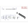 Ferrolho Fio Redondo Tipo Leve 6" Ouro Velho Cartela 80960 Loth - 2