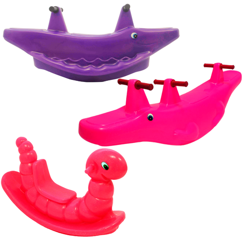 Parquinho Infantil Gangorras Crocodilo + Jacare + Nhoca