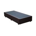 Ver imagem 1 de Base Box Solteiro Marrom Sintético 38x88x188