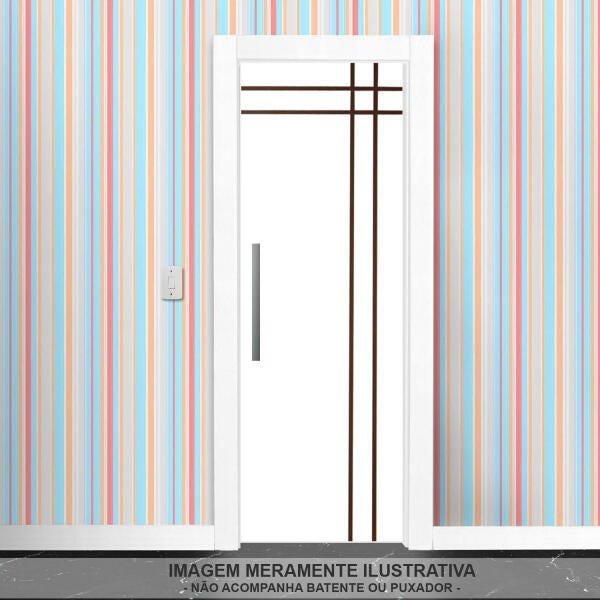 Porta de Madeira Frisada Mantiqueira Mgm 210 x 70cm Melamínico - 3