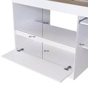 Ver imagem 4 de Cama Solteiro com Porta Escrivaninha Retrátil e Prateleiras Cor:branco