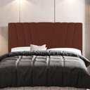 Ver imagem 7 de Cabeceira Cama Box Casal Queen Size Dublin 160cm Suede Terracota - Abmaza