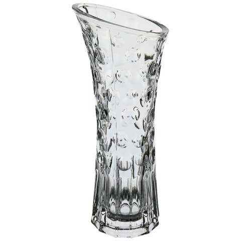 Vaso Decorativo Floreiro Home&Co Vidro 24x10cm Transparente Enfeite