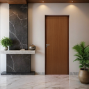 Ver imagem 1 de Folha de Porta Madeira Lisa 210x80cm Espessura 3,5cm Melamínica MGM Marrom/Mogno