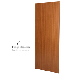 Folha de Porta Madeira Lisa 210x60cm Espessura 3,5cm Melamínica MGM - 4