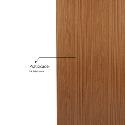 Folha de Porta Madeira Lisa 210x60cm Espessura 3,5cm Melamínica MGM - 7
