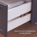 Ver mais imagens de Gabinete Suspenso para Banheiro com Cuba Ketlyn Espresso Móveis Cinza/Titanium