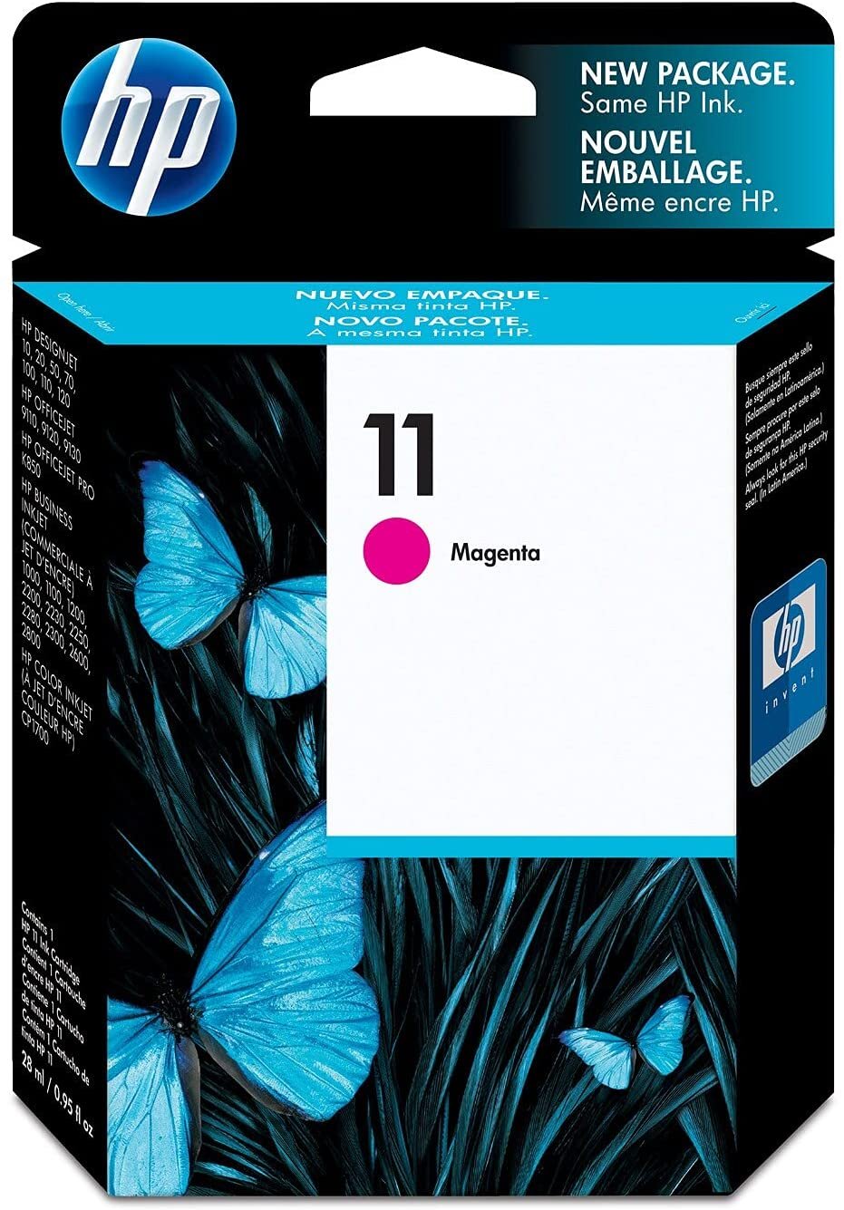 Cartucho Hp 11 C4837a C4837al Magenta