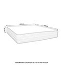 Ver imagem 6 de Colchão King Molas Pocket 193x203x32cm Double Face Kingdom New - Castor