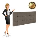 Ver imagem 4 de Cabeceira Painel Sleep Box Casal 1,40m Marrom Rato