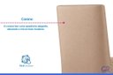 Ver imagem 2 de Cadeira Jantar Anne 2 un Nature/Caramelo/Creme Henn