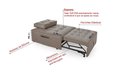 Ver imagem 6 de Puff Cama Sofá Retrátil Cozy Boucle Luxo Descanso