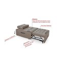 Ver imagem 6 de Puff Cama Sofá Retrátil Cozy Boucle Luxo Descanso