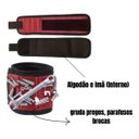 Ver imagem 2 de Pulseira Magnetica Ima Segura Prego Parafuso Agulha Broca Pino Bracelete Ferramenta Eletricista Obra