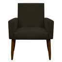 Ver imagem 2 de Kit 4 Poltronas Decorativa Sala e Quarto Nina Suede Herrero:marrom