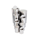 Ver imagem 4 de Lixeira em Aço Inox 25l Basculante Redonda 24x50