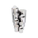 Ver imagem 4 de Lixeira em Aço Inox 25l Basculante Redonda 24x50