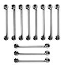 Ver imagem 1 de Barra de Apoio 60cm Aço Inox Kit 11 Unidades Banheiro Box Suporte Idoso Deficiente Cadeirante Acessi