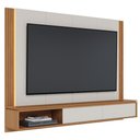 Ver mais imagens de Painel para Tv 75 Pol Bancada Suspensa Led Horebe C04 Off White Matte Freijó - Lyam Decor
