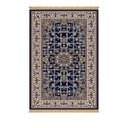 Ver imagem 1 de Tapete Persa Royal Azul Marinho 200x300cm Fio Acetinado - Decoração para Quarto e Sala