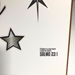 Adesivo Decorativo Evangélico Salmo 23 o Senhor É Meu Pastor e Nada Me Faltará - 4