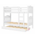 Ver imagem 1 de Beliche Treliche c/ Estrado e Escada Reforçado Pérola Fênix Branco