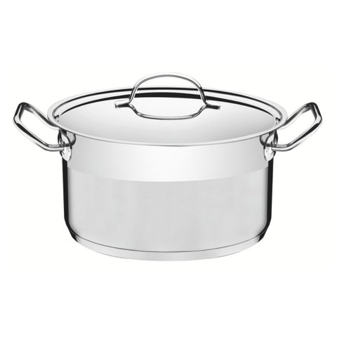 Caçarola Professional Funda 28 Cm 8,4 L em Aço Inox Fundo Triplo Detalhe Satinado Tramontina 62624/2