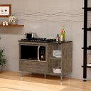 Ver imagem 2 de Balcão para Cooktop Cordoba Cor:canela - Mizza Decor