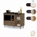 Ver imagem 5 de Balcão para Cooktop Cordoba Cor:canela - Mizza Decor