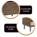 Ver imagem 4 de Balcão para Cooktop Cordoba Cor:canela - Mizza Decor