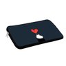 Capa Para Notebook 15.6 Case Pasta Com Zíper Coração Gato - 2