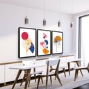 Ver imagem 2 de Quadro Decorativo Tendência Minimalista Moldura Grande
