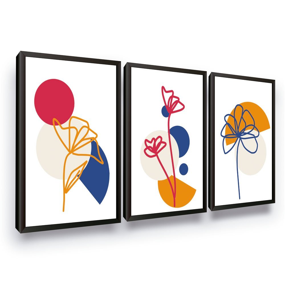 Quadro Decorativo Tendência Minimalista Moldura Grande