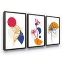 Ver imagem 1 de Quadro Decorativo Tendência Minimalista Moldura Grande