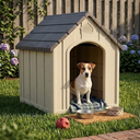 Ver imagem 2 de Casa Casinha para Cachorro Média Resistente Impermeável Fácil Montagem Syberflex